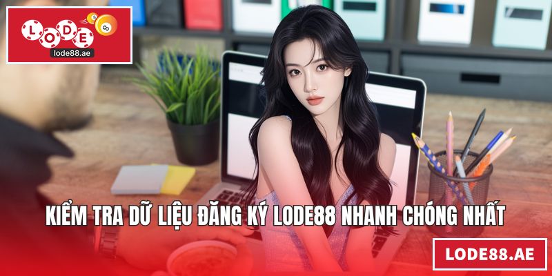 Kiểm tra dữ liệu đăng ký LODE88 nhanh chóng nhất